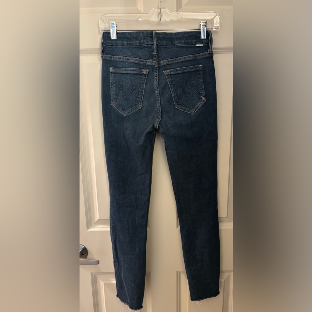 MOTHER Denim The Looker Ankle Fray in Girl Crush Wash, Size 24 - Picture 6 of 11